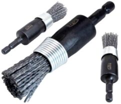 Cepillo de silicona-nylon para casquillos de inyector de 20 mm