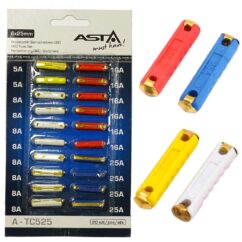 Fusibles para coche GBC 6×25 MM – 20 PCS. ASTA