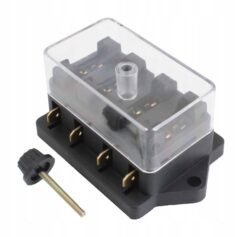 Caja de fusibles de cuchilla – 4 enchufes