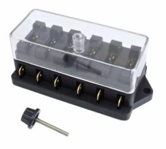 Caja de fusibles de cuchilla – 6 ranuras