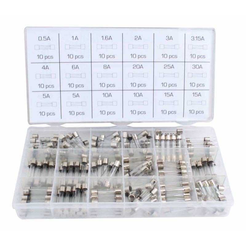 Fusibles de cristal para coche, juego de 180 unidades. 6x30mm - Imagen 6