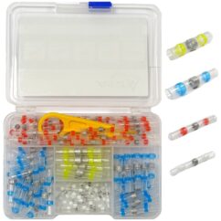 Conectores termorretráctiles con estaño - 151 uds. asta