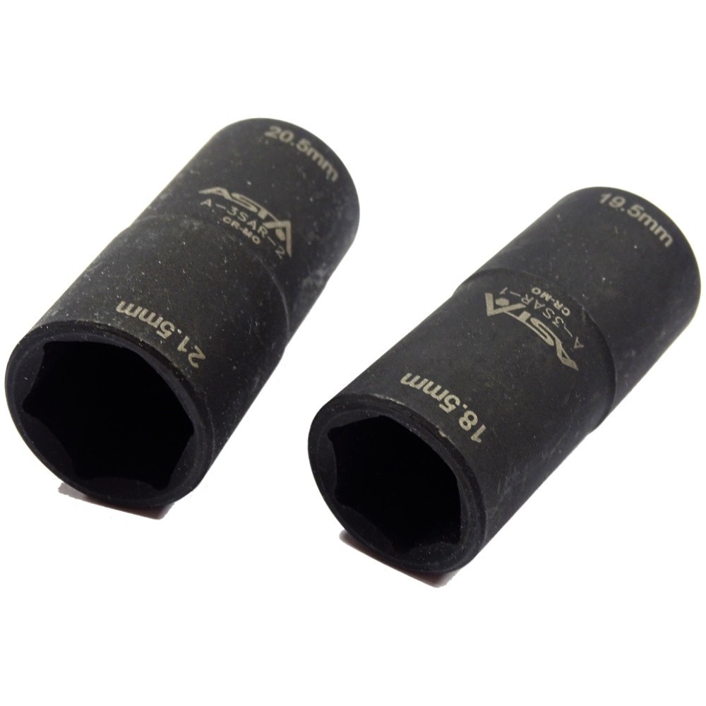 Vasos de impacto ALUFELG FORD 18,5/19,5/20,5/21,5mm + alargador 1/2' Asta - Imagen 5