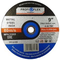Disco de corte para metal PROFI FLEX 230 x 1,8 mm