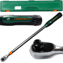 Llave dinamométrica de precisión 60-340Nm 3/4' Cert. Calibración de Jonnesway