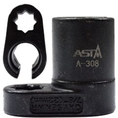 Llave de vaso para sonda LAMBDA hexagonal de 22 mm Asta