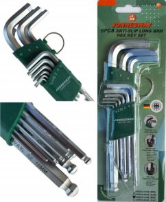 Llaves allen con bola llaves allen 1,5-10mm 9 uds. Jonesway