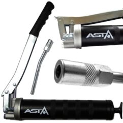 Pistola engrasadora manual para grasa aceite 500ml 690bar