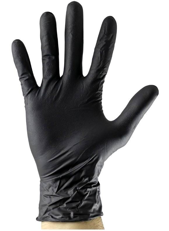 Juego de guantes protectores de nitrilo XL’ de 5,0 mil. 100 uds. certificado CE