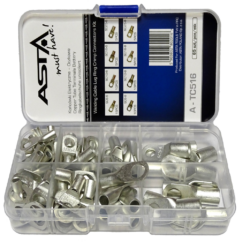 CONECTORES, TERMINALES DE CABLE DE TUBO, ANILLOS, 65 UDS.