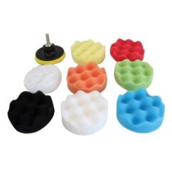 Esponjas para pulir almohadillas de 80 mm juego de esponjas para pulir pintura 9 piezas.