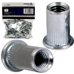 Tuercas remachables de acero M3, juego de 50 piezas. ASTA