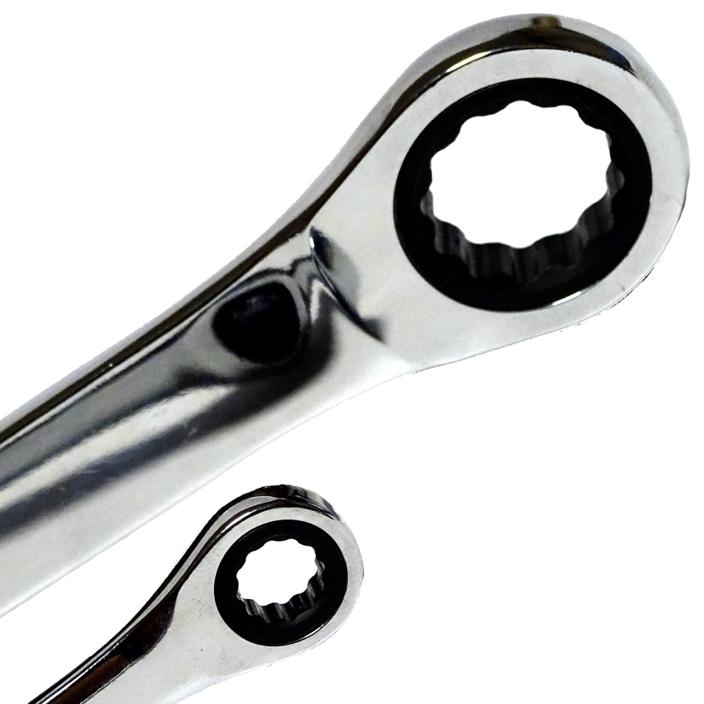 Llave poligonal muy larga con carraca 16 mm 72 dientes 390 mm - Imagen 7