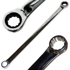 Llave de tubo muy larga con carraca 12 mm 72 dientes 327 mm