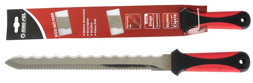CUCHILLO PARA AISLAMIENTO DE LANA MINERAL DE POLIESTIRENO 280 mm - Imagen 3