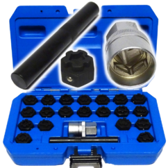 Juego de adaptadores para tornillos de fijación de ruedas VW AUDI