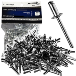 REMACHES CIEGOS Aluminio 4.0 x 12.7mm 100 piezas