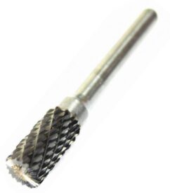 Fresa lima rotativa para metal acero A1020 10mm cilíndrica tungsteno