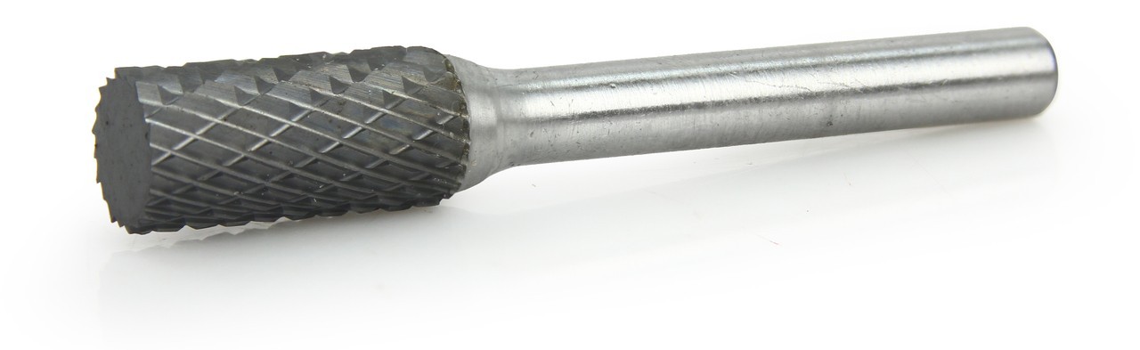 Fresa lima rotativa para metal acero A1020 10mm cilíndrica tungsteno - Imagen 5