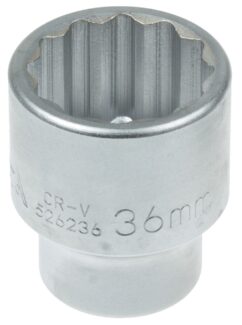Vaso de cubo de rueda de 36 mm con 12 ángulos Ford Transit, Iveco, 3/4' Asta