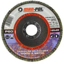 Muela P60x125mm DISCO DE LÁMINA PARA RECTIFICADO DE LÁMINA