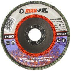 Muela P80x125mm DISCO DE LÁMINA PARA RECTIFICADO DE LÁMINA