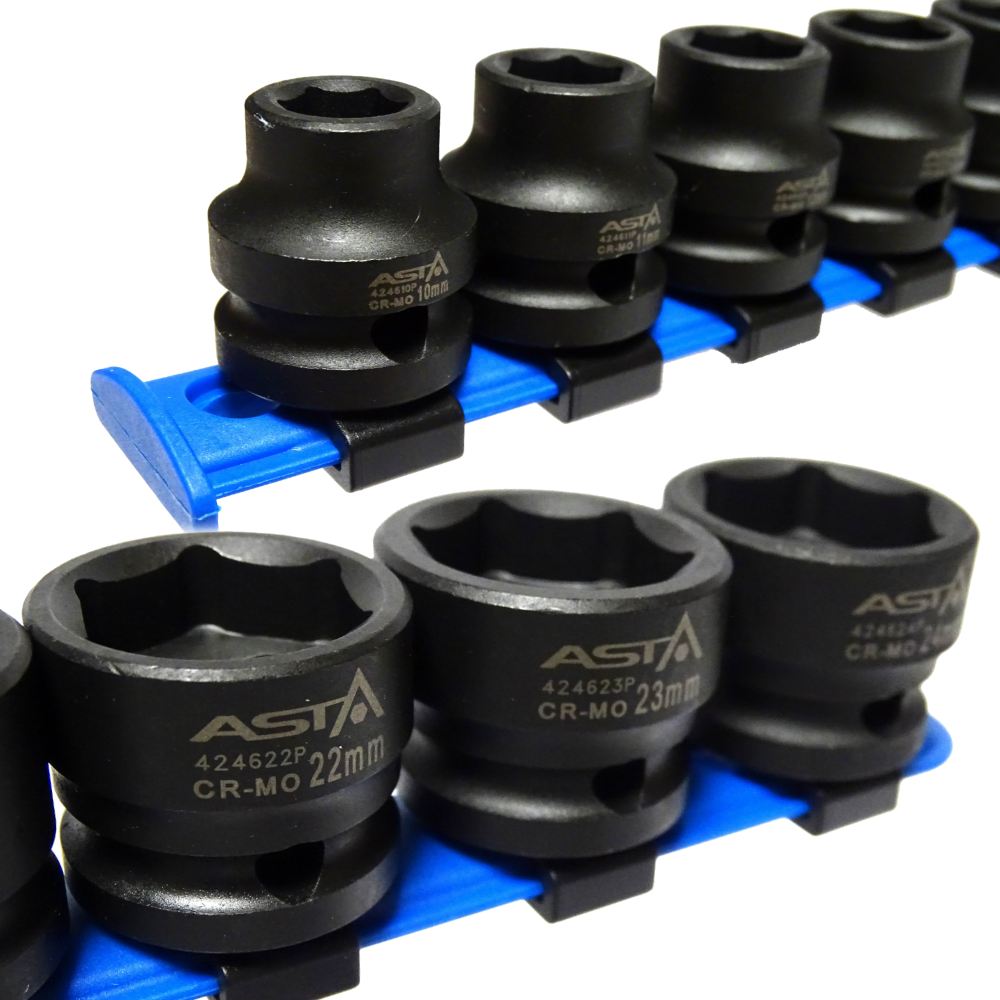 VASOS DE IMPACTO CORTOS 10-24mm 1/2' 15 UDS. ASTA - Imagen 5