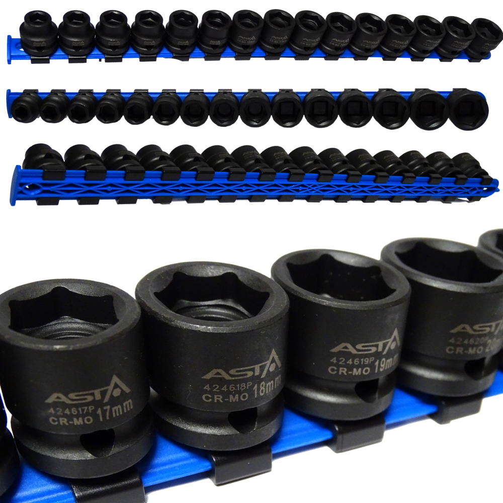 VASOS DE IMPACTO CORTOS 10-24mm 1/2' 15 UDS. ASTA - Imagen 8
