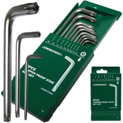 Juego Torx con agujero T10-T50 TX 9 uds. torxes empotrados JONNESWAY