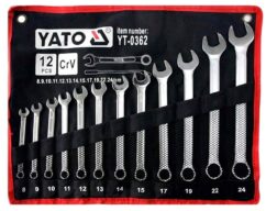 LLAVES COMBINADAS 8-24mm 12 uds. YATO YT-0362