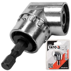 ADAPTADOR ANGULAR PARA PUNTAS 37mm 1/4' PARA DESTORNILLADOR YATO