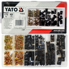 TORNILLOS Y ARANDELAS PARA CARROCERÍA 170 uds. yato