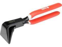 Pinza para doblar chapa, curvada 90°, 280 mm
