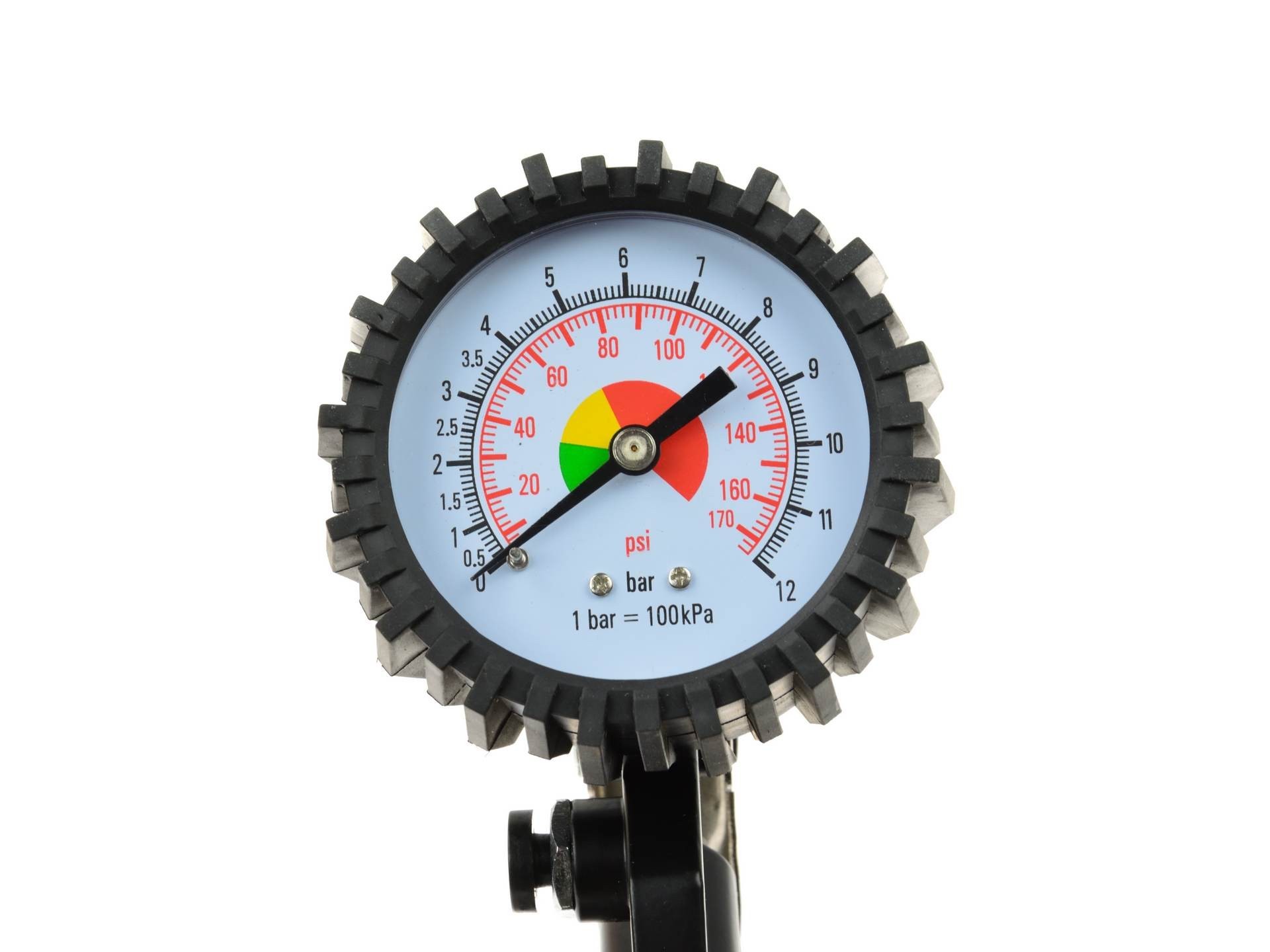 Pistola para inflar neumáticos con manómetro 12 BAR 1/4'' - Imagen 5