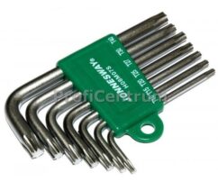 Torxes angulares TORX T10-T40 7 uds. sólido, JONNESWAY