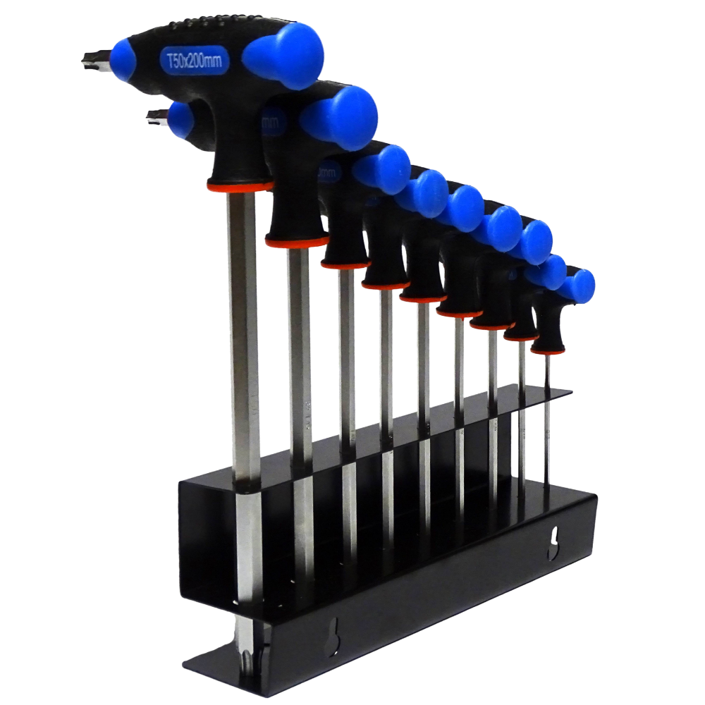 Llaves TORX tipo T T10-T50 con estante, juego de 9 piezas. Cóndor-Alemania - Imagen 5