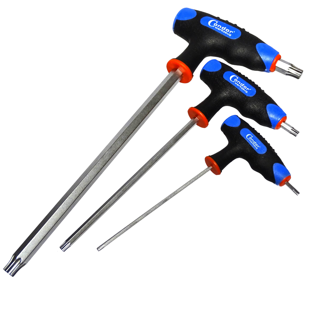 Llaves TORX tipo T T10-T50 con estante, juego de 9 piezas. Cóndor-Alemania - Imagen 7