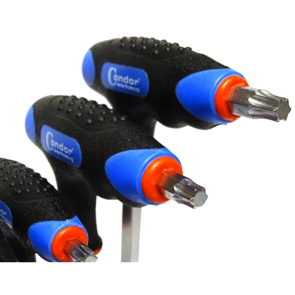 Llaves TORX tipo T T10-T50 con estante, juego de 9 piezas. Cóndor-Alemania - Imagen 8