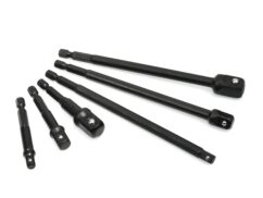 Juego de extensiones de impacto hexagonales 1/2"-1/4"-3/8" 6 uds.