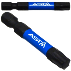 Punta de destornillador TORX TX40 de 50 mm, giratoria, resistente ASTA
