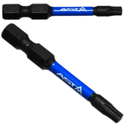 Punta de destornillador giratoria TORX TX20 de 50 mm, resistente ASTA
