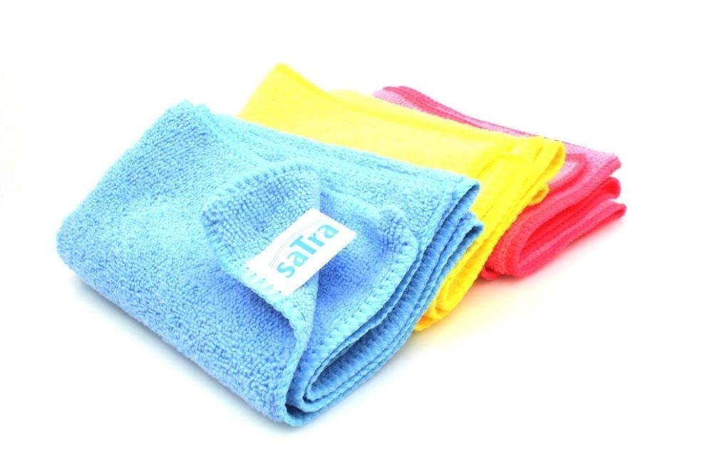 Paños de microfibra para limpieza de coches 40x30cm 24uds.