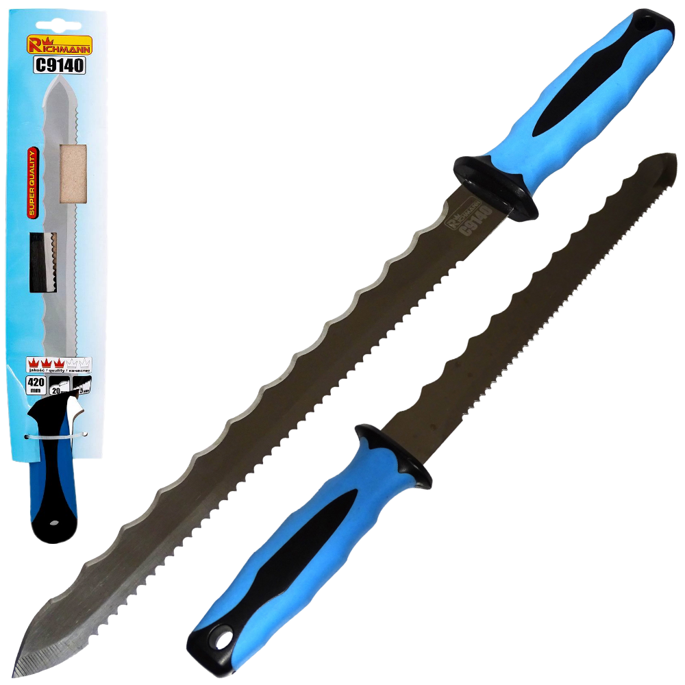 CUCHILLO PARA AISLAMIENTO DE LANA MINERAL DE POLIESTIRENO 420mm - Imagen 3