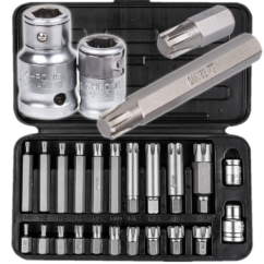 Juego de puntas RIBE Bits M4-M18, 22 piezas. T2, Fuerte, corto y largo, Richmann