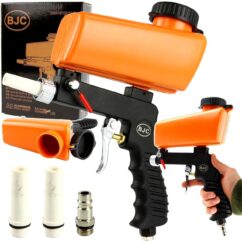 Pistola de chorro de arena con soda con 2 boquillas 6mm BJC