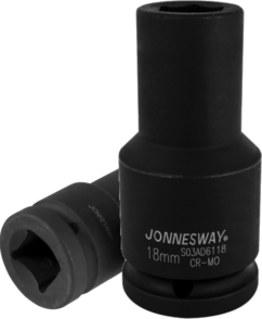Vaso de impacto largo 3/4'' 18 MM CR-MO Jonnesway