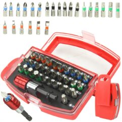 JUEGO DE PUNTAS TORX TORX PH PZ PUNTAS ARREN PLANAS 32 UDS.