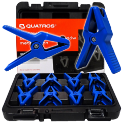 Abrazaderas para tubos metálicos de aire acondicionado, frenos, etc. 8 uds.