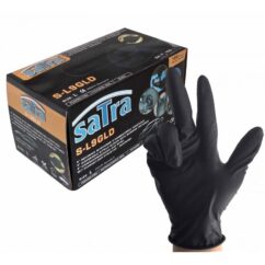 Guantes de Nitrilo textura diamante M 100uds.