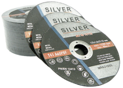 DISCOS CORTE METAL 125x1.0 PLATA 25 UDS